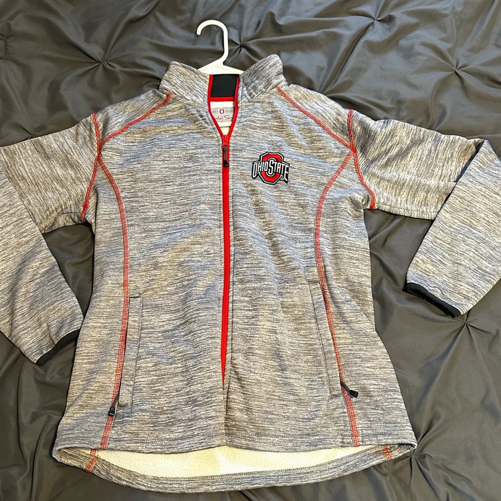 Women’s Ohio State University full zip sweatshirt